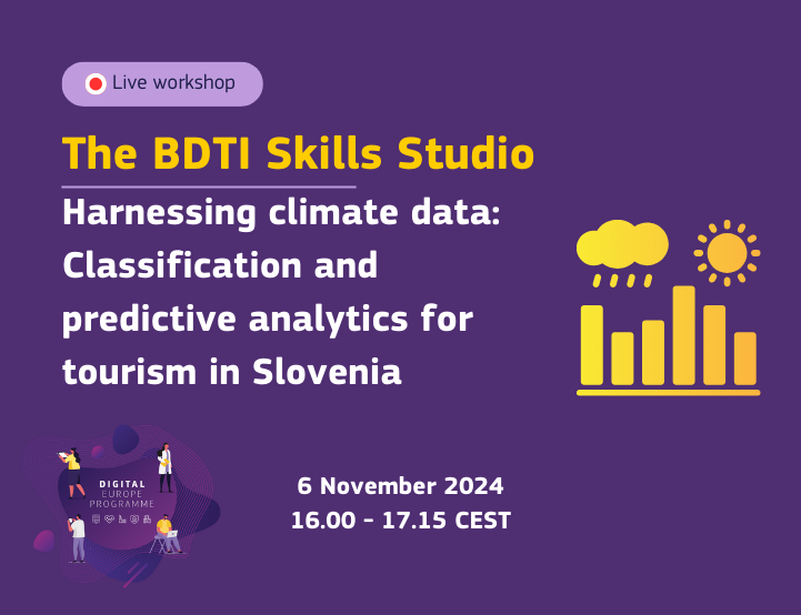 Workshop - Harnessing climate data: Classification and predictive analytics for tourism