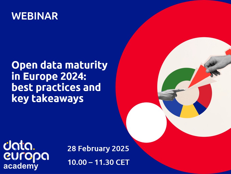 Webinar ‘Open data maturity in Europe 2024: best practices and key takeaways’