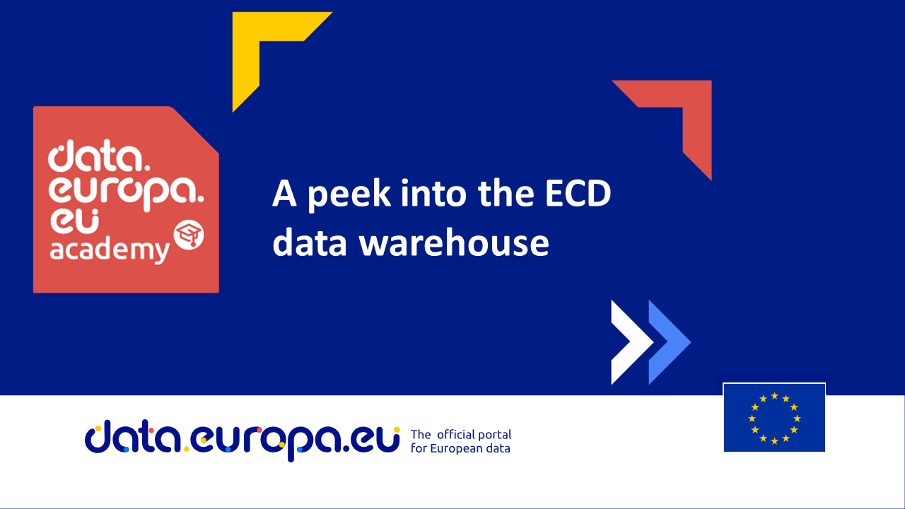 A peek into the ECD data warehouse