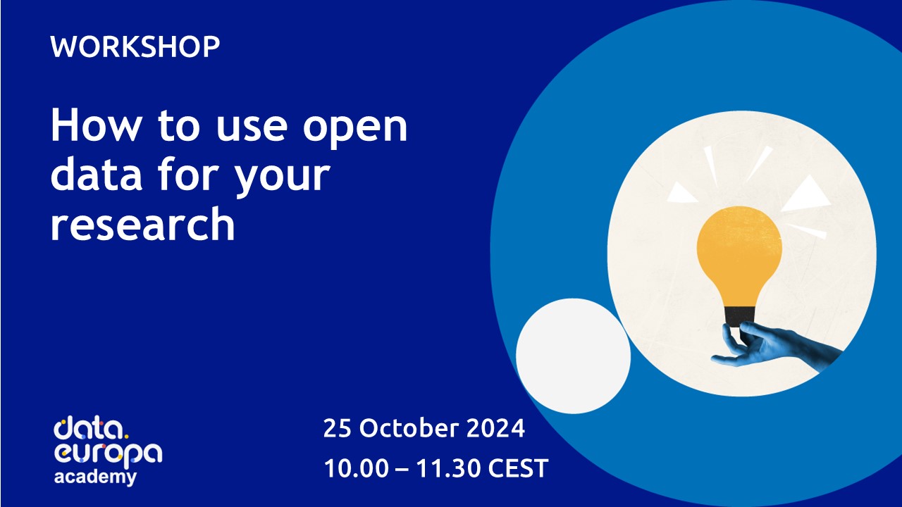 How to use open data for your research (Workshop 3)