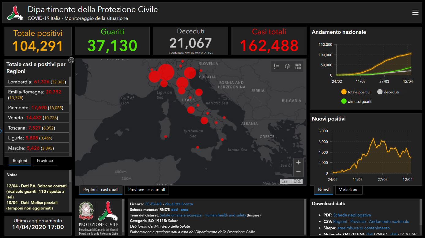 EDP COVID-19 Europe map