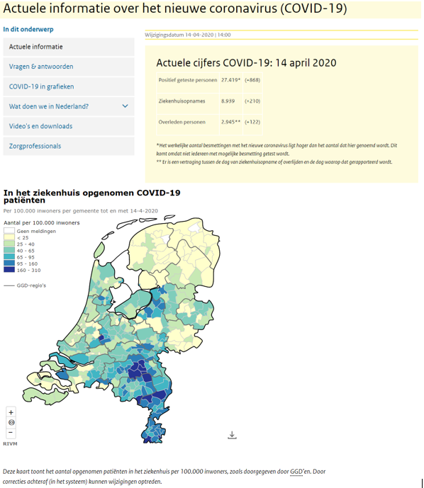 EU COVID-19 map