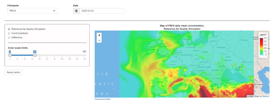 Pollution map