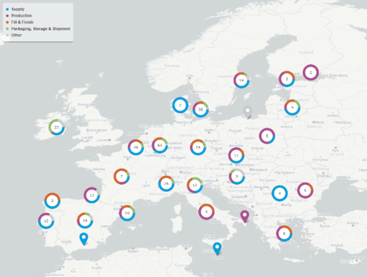 New interactive map on EU vaccine production 